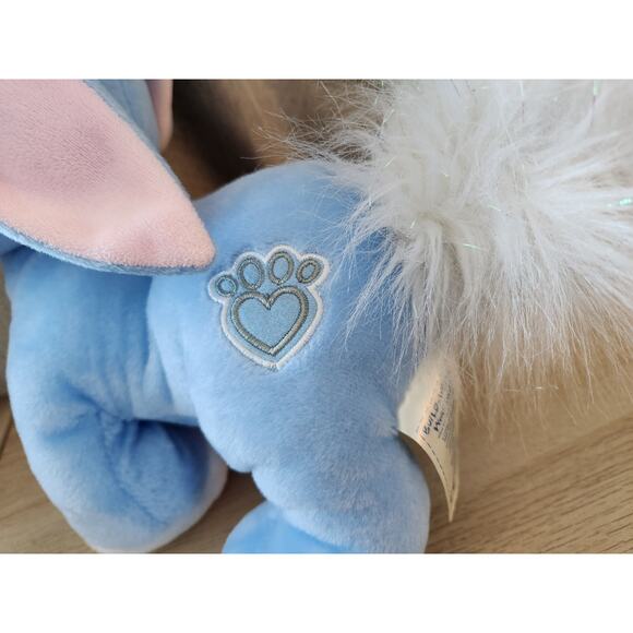 Build a Bear Disney Snow White's Palace Blue Bunny Rabbit Plush Stuffed Animal - Picture 3 of 9